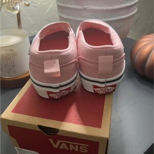 Vans Kids Pink Canvas Sneakers